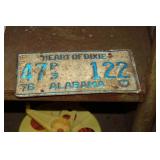1976 ALABAMA CAR TAG