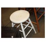 WOODEN STOOL, 22" TALL