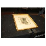 FRAMED PRINT, 15X17