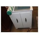 WHITE CABINET, 21X18X30