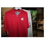 2 ALABAMA SHIRTS, XLG,MEDIUM