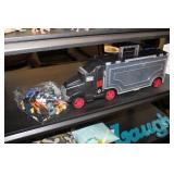 TOY CAR HAULER TRUCK & CARS