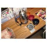 PERCULATOR,3 BOWLS,PAPER WEIGHT