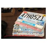 LOT OF VARIOUS CAR TAGS