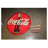 COCA COLA MATCHES & BUTTON SIGN