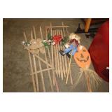 HALLOWEEN-CHRISTMAS WOOD YARD DECORATIONS