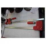 PAIR OF BESSEY BAR CLAMPS 25 1/2 "