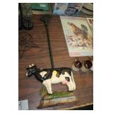 METAL 27" COW DOORSTOP