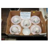 SET OF 6 JAPANESE CUP & SAUCER