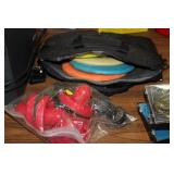 FRISBEES AND AIR HOCKEY HANDLES