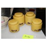 MCCOY 4 PC CANNISTER SET