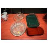 VARIOUS PYREX & OTHER COOKING DISHES