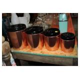 4 PIECE CANISTER SET