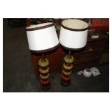 PAIR OF 41" DECOR LAMPS