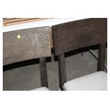 PAIR OF NEW PADDED CHAIRS