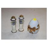 DECOR EGG & SALT & PEPPER