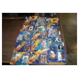 14 SPORTS FIGURES WITH CARDS NEW IN PACKAGES