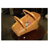 LONGABERGER HANDLED BASKET 2000