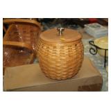 LONGABERGER BASKET ICE BUCKET WITH LID