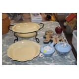 SERVING BOWL, PIE PLATE, ETC