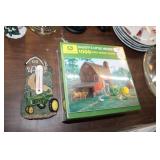 JOHN DEER JIGSAW PUZZLE, THERMOMETER