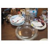 PYREX PLATES, LENOX PLATES AND DECOR