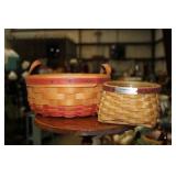 LONGABERGER BASKET (95 AND SMALL LONGABERGER BASKT