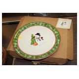 LONGABERGER 12 IN HOLIDAY PLATTER IN BOX