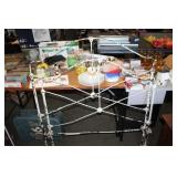 ANTIQUE IRON TWIN BED  (NO RAILS