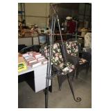 WROUGHT IRON EASEL 67 INCHES TALL LONGABERGER
