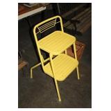 YELLOW FOLDING STEP STOOL