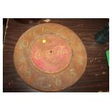 METAL COCA COLA CLOCK FACE