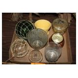 BOX OF DECOR, BALL, ETC