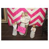 SET OF 3 WILLOWTREE FIGURES TOGETHER, REMEMBRANCE
