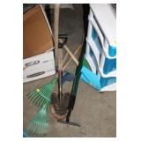HOE AND CHILDRENS YARD TOOLS