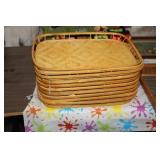 SEVERAL PIER ONE SERVING TRAYS