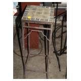 IRON AND STONE PLANT STAND 8X8