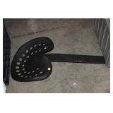 METAL IMPLEMENT SEAT