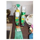 CLEANING SUPPLIES AND GLOVES