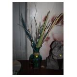 GLASS VASE,BOTTLE & WALL DECOR