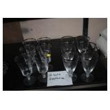 2 SETS OF FOSTORIA GLASSES