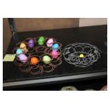METAL EGG BASKET & HOLDER