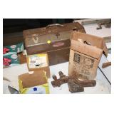 METAL TOOL BOX,PAINT SPRAYER,ETC