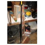 LEVEL,PUSH BROOM & WASH BRUSH