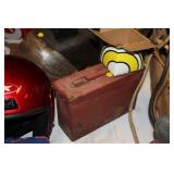 METAL AMMO BOX & SEALED BEAM LAMP