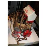 JUMPER CABLES,COOLER,SKIL SANDER,WIRE,ETC