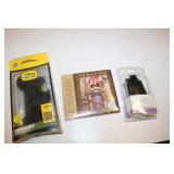 OTTER BOX,PHONE CLIP & CD