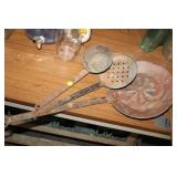 DIPPER, STRAINER, FIREPLACE PAN