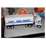 WALMART TOY TRUCK AND TRAILER  21 INCHES LONG