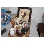 BOX OF ROOSTER DECOR